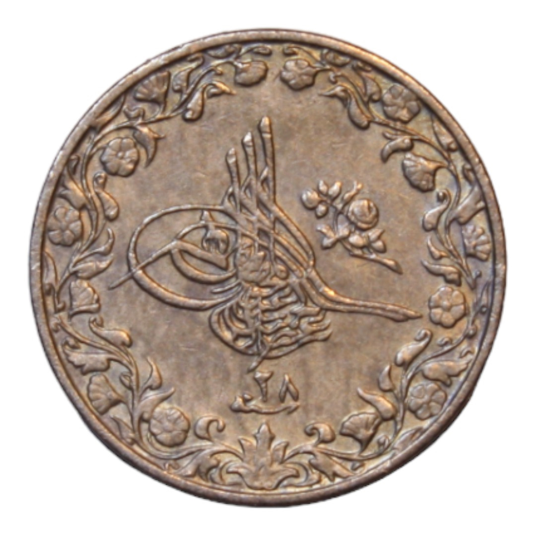 1/10 Kuruş - 4 Para 1293/28 Ön Yüz