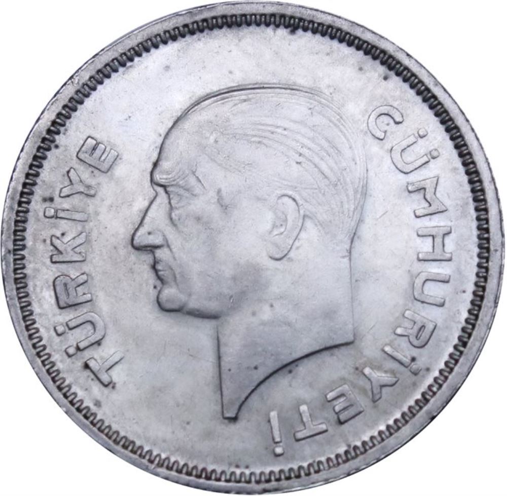 1 Lira 1938 Ön Yüz