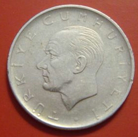 1 Lira 1964 Ön Yüz