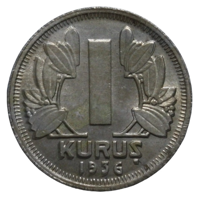 1 Kuruş 1936 Ön Yüz