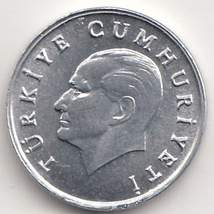 1 Lira 1988 Arka Yüz