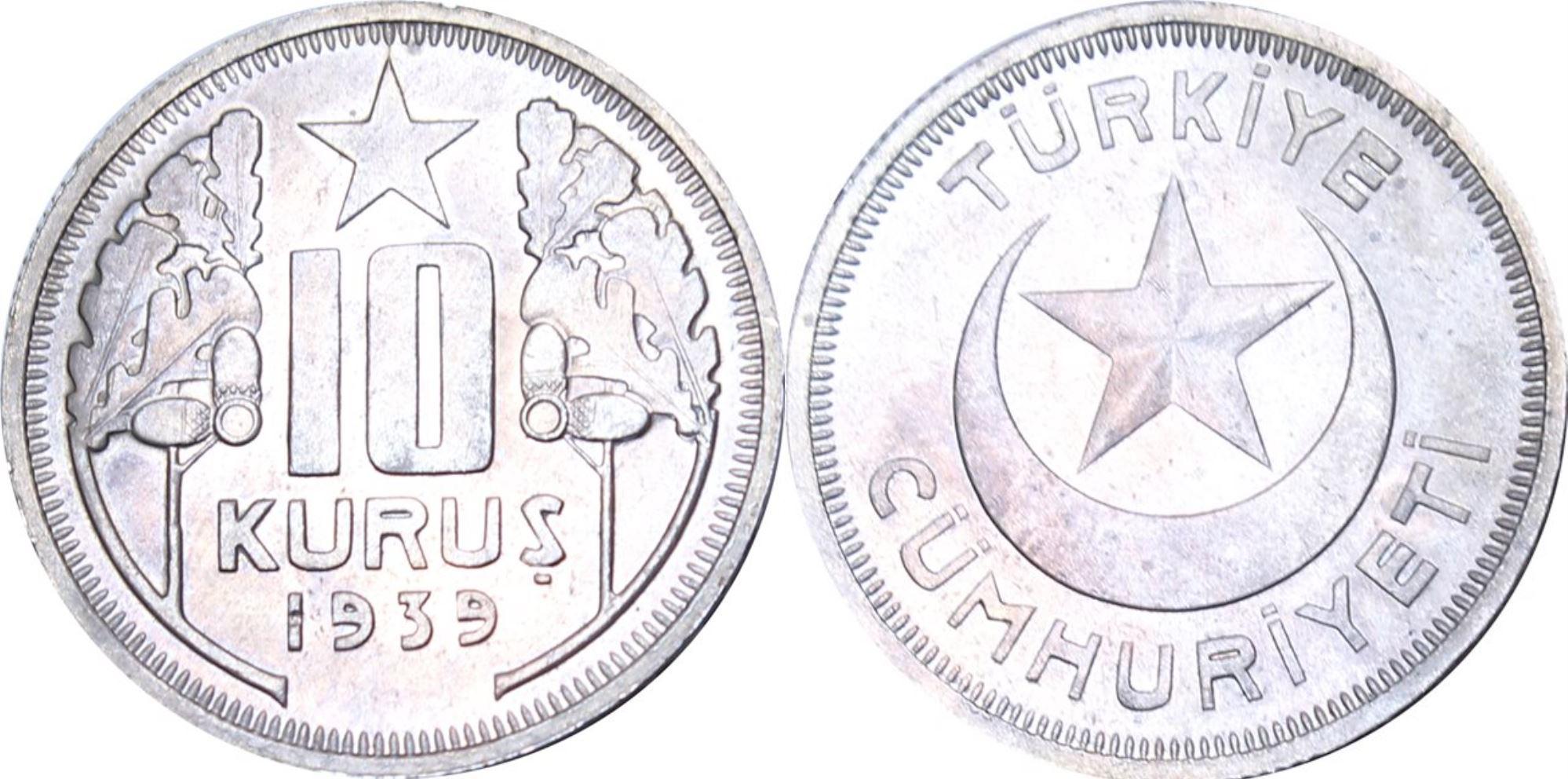 10 Kuruş 1939