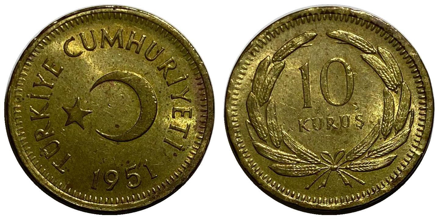 10 Kuruş 1951