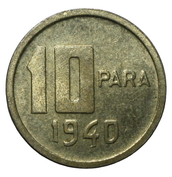 10 Para 1940 Ön Yüz