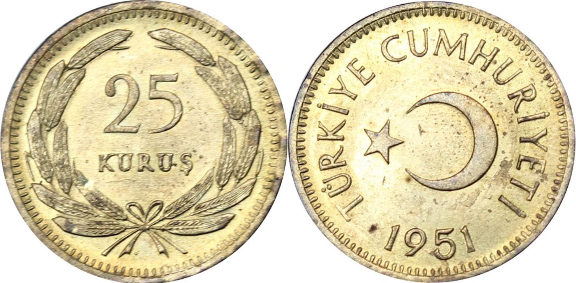 25 Kuruş 1951