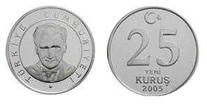 25 Yeni Kuruş 2005