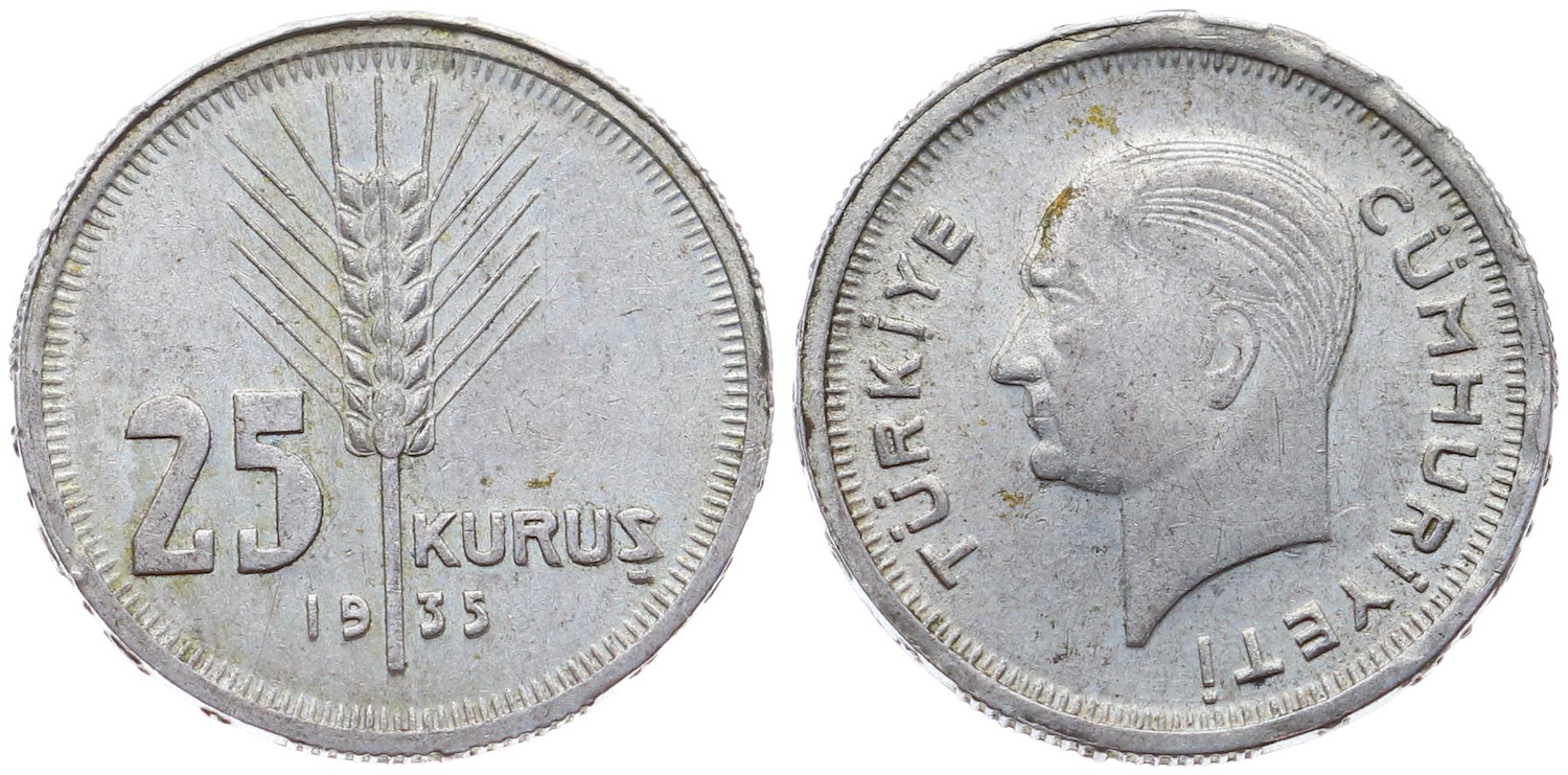 25 Kuruş 1935
