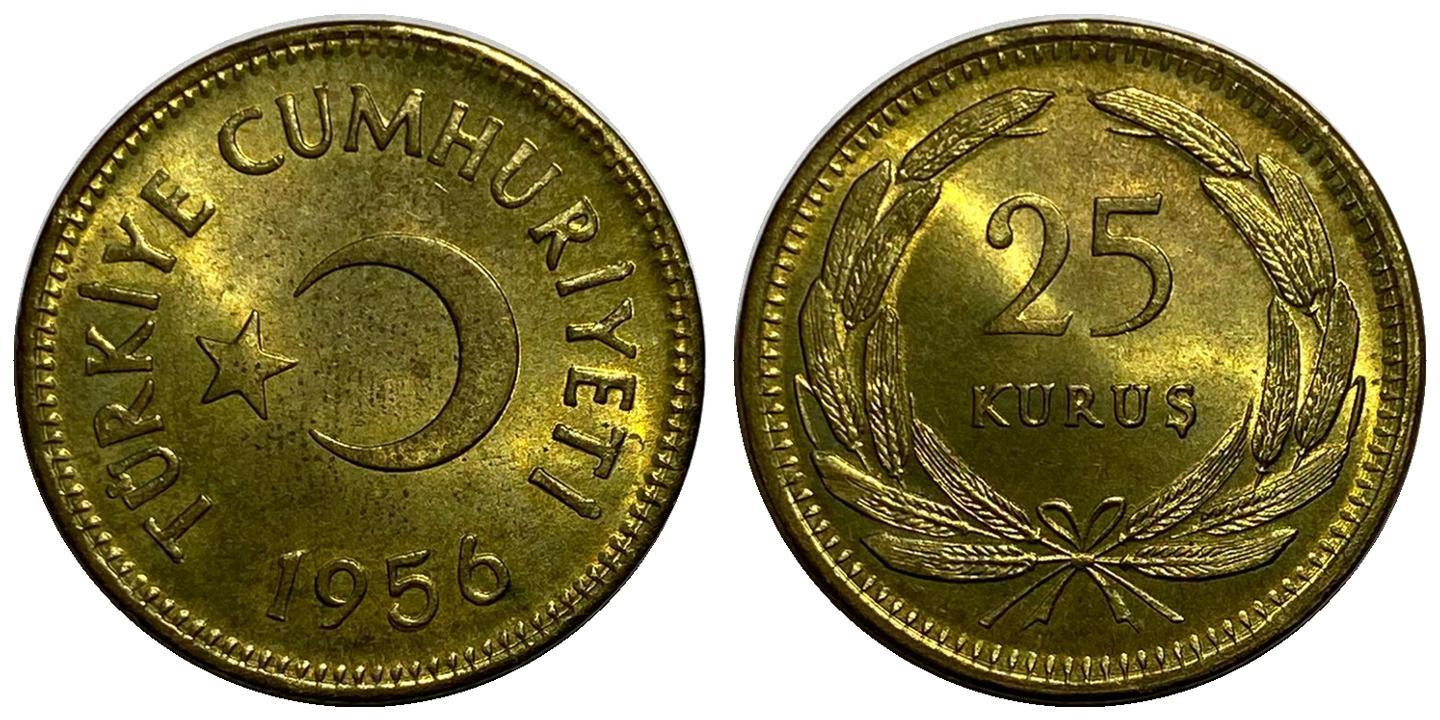 25 Kuruş 1956