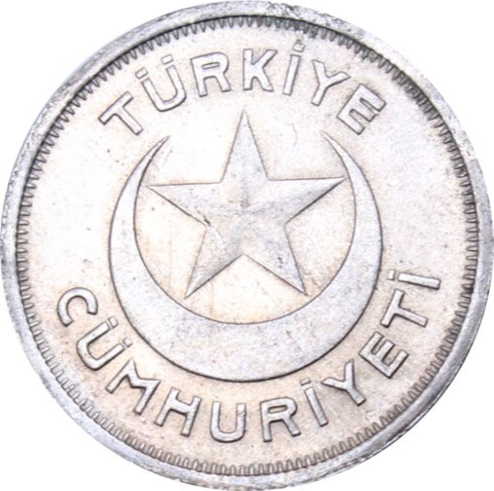 5 Kuruş 1935 Arka Yüz