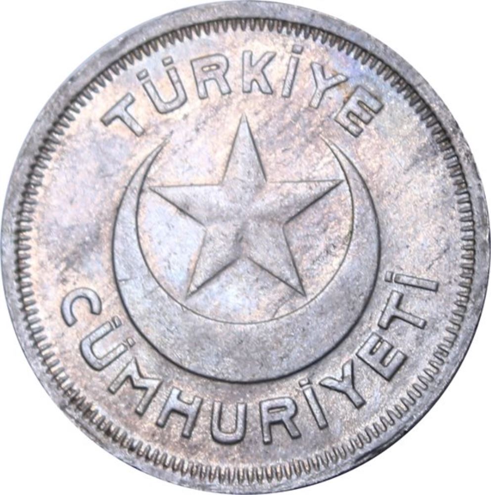 5 Kuruş 1936 Ön Yüz