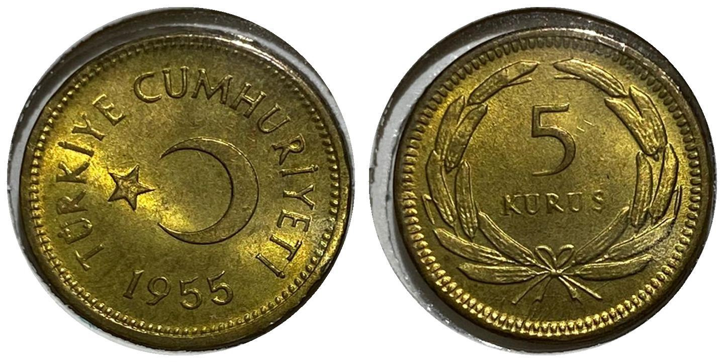 5 Kuruş 1955