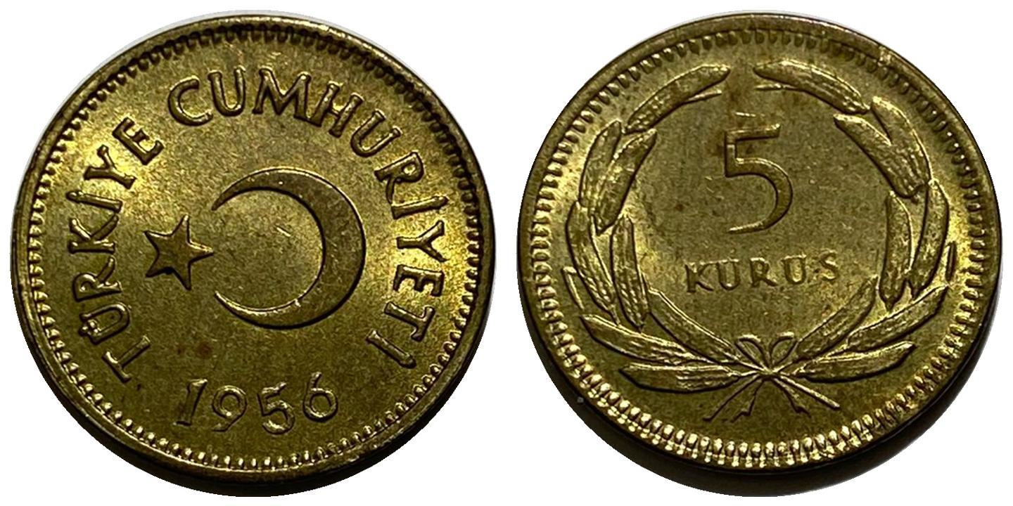 5 Kuruş 1956