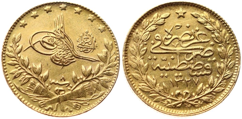 50 Kuruş Meskûk 1327/8