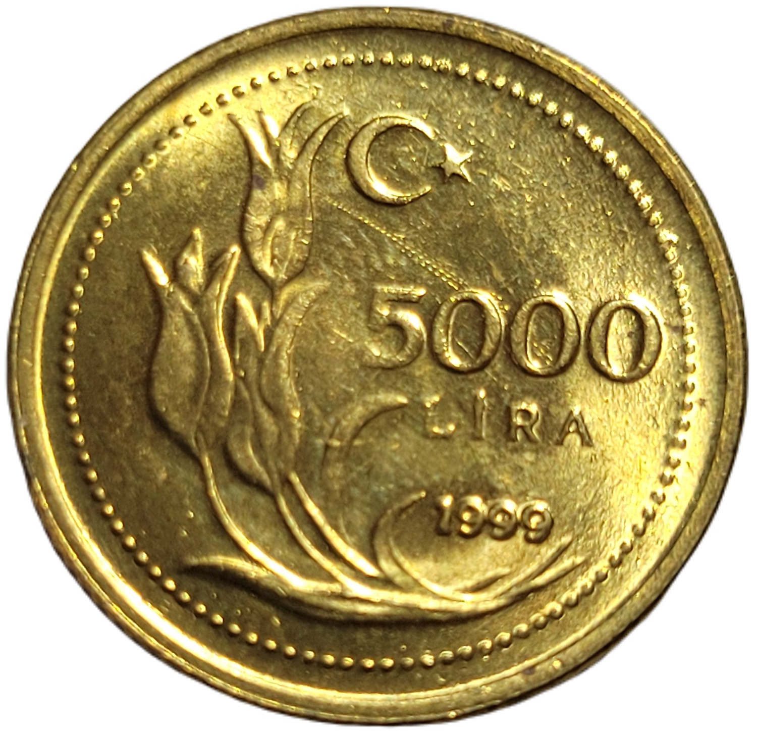 5000 Lira 1999 Ön Yüz