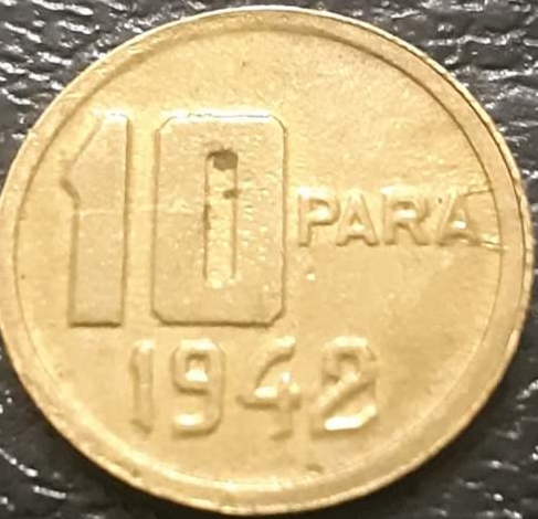10 Para (Büyük Yıldız) 1942 Arka Yüz