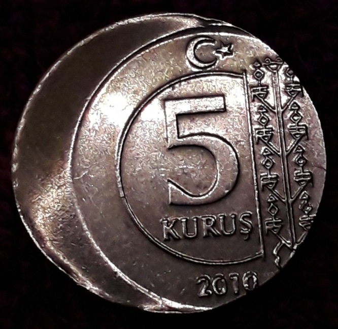 5 Kuruş (Kayık Baskı) 2010 Arka Yüz