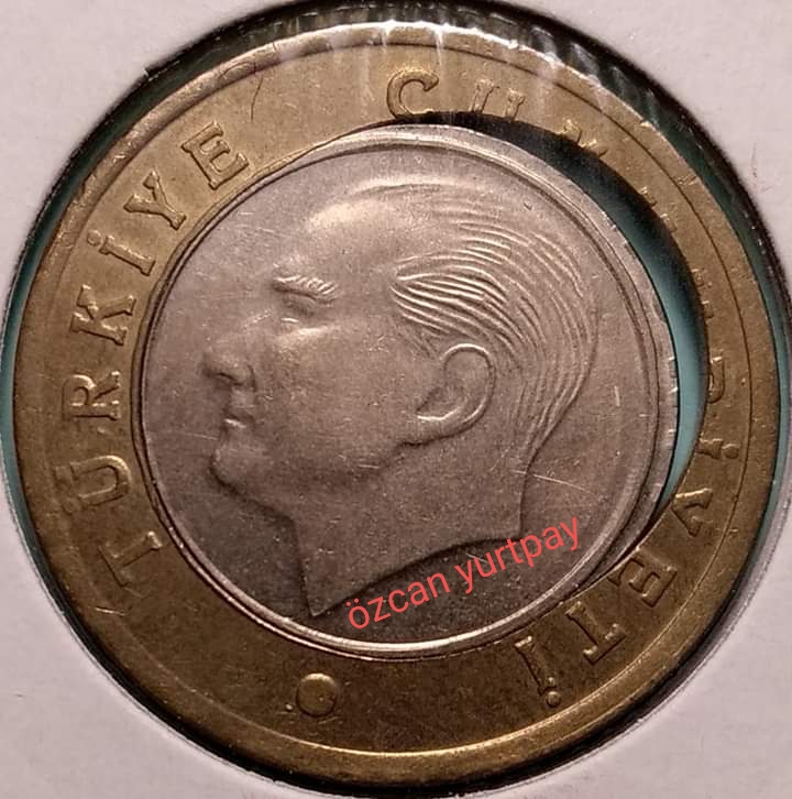 1 Lira (Kesik Çerçeve) 2009 Ön Yüz