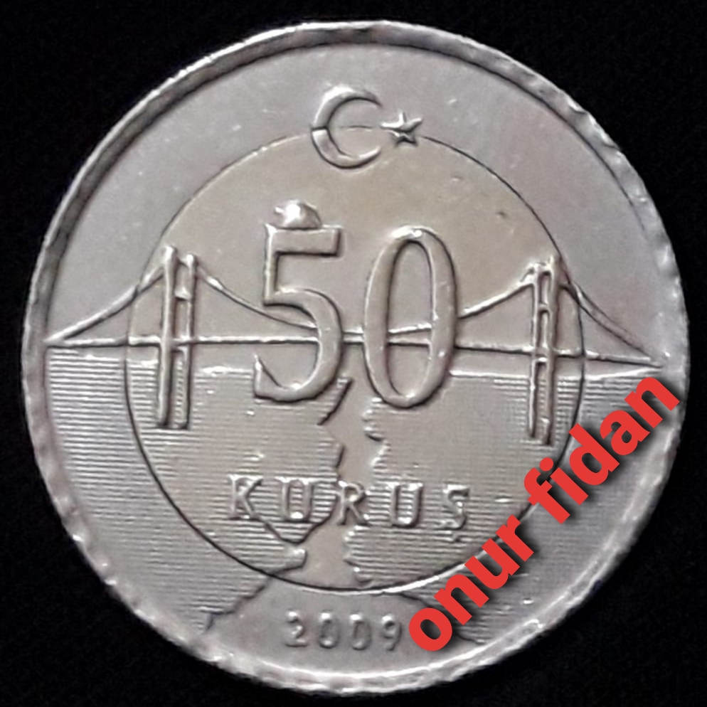 50 Kuruş (5 Rakamında İri Çapak) 2009