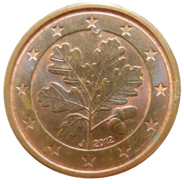 2012 ALMANYA 1 EURO CENT ÇİL+