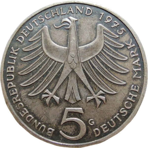 1975 ALMANYA 5 MARK ÇİL