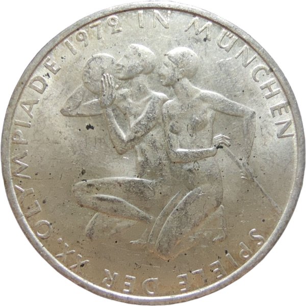 1972 ALMANYA 10 MARK ÇİL+