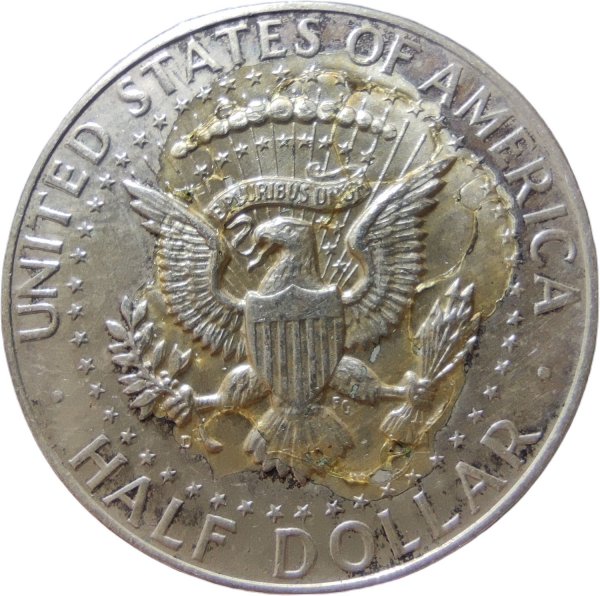 1964 ABD YARIM DOLAR ÇÇT (LEKELİ)