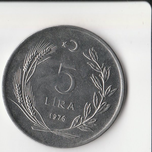 Türkiye Cumhuriyeti 1976 yılı 5 Lira