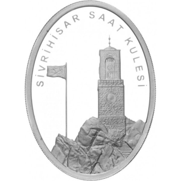Eskişehir Sivrihisar Saat Kulesi Gümüş Hatıra Para Çil Sertifikalı 2022 PDA678