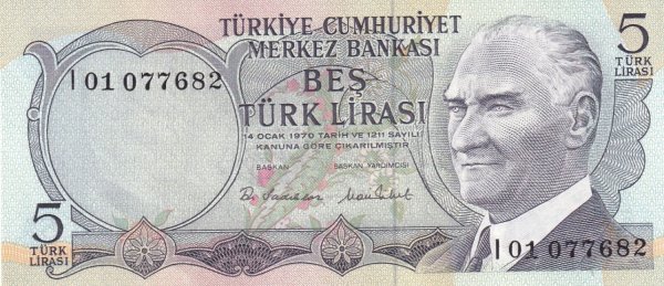 6.EMİSYON 5 TL I01 ÇİL
