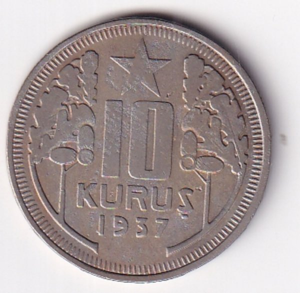 1937 10 KURUŞ ÇA