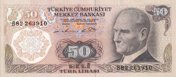 6.EMİSYON 50 TL B82 ÇİL