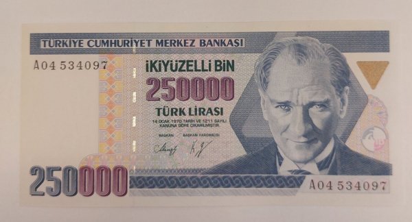 7. EMİSYON A04 SERISI 250.000 TL 