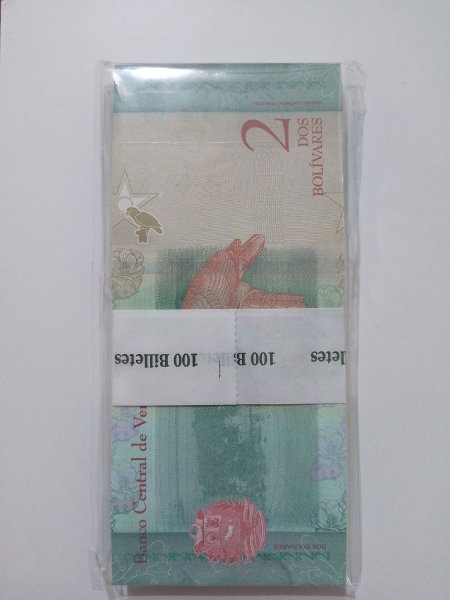 Venezuela 2 bolivares deste 