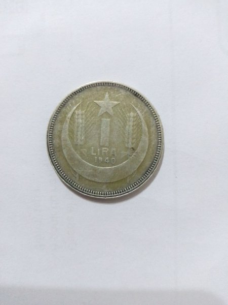 Gümüş İnönü 1 lira