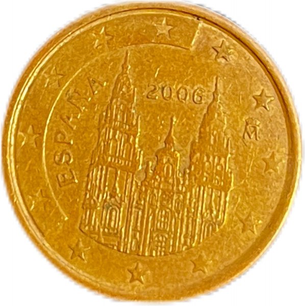 2006 İSPANYA 5 EUROCENT BAKIR ÇA