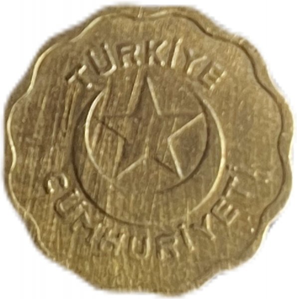 1943 TÜRKİYE CUMHURİYETİ 1 KURUŞ ÇT (TEMİZLENMİŞ)