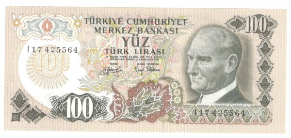 7. EMİSYON 100 TÜRK LİRASI I17 SERİSİ ÇİL