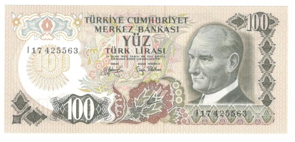 7. EMİSYON 100 TÜRK LİRASI I17 SERİSİ ÇİL