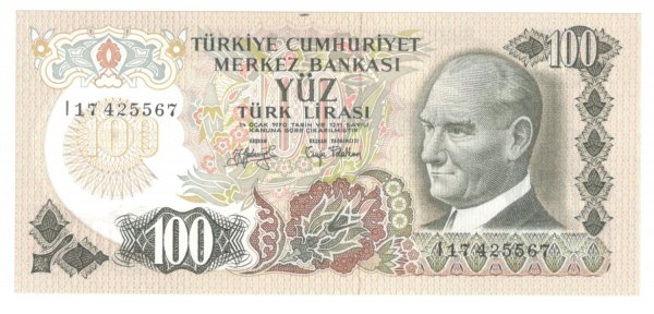 7. EMİSYON 100 TÜRK LİRASI I17 SERİSİ ÇİL