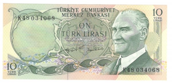 6. EMİSYON 10 TÜRK LİRASI K48 SERİSİ ÇİL