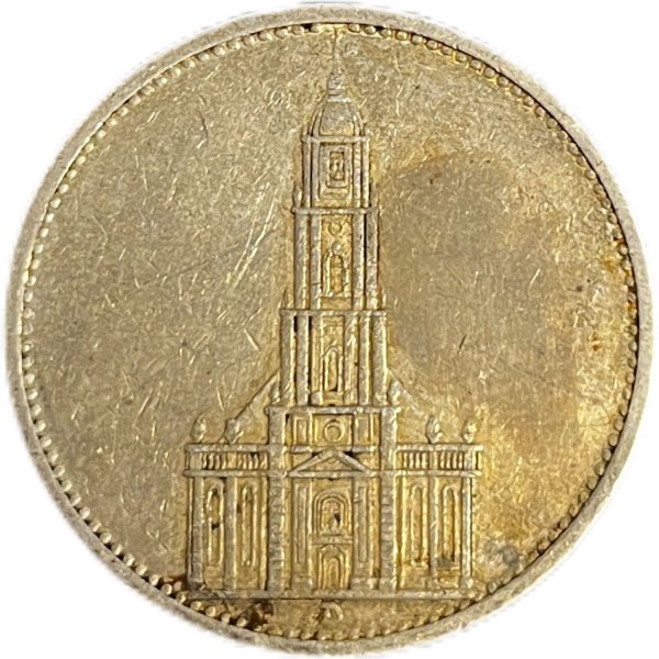 1934 ALMANYA 5 REICHSMARK GÜMÜŞ ÇÇT+