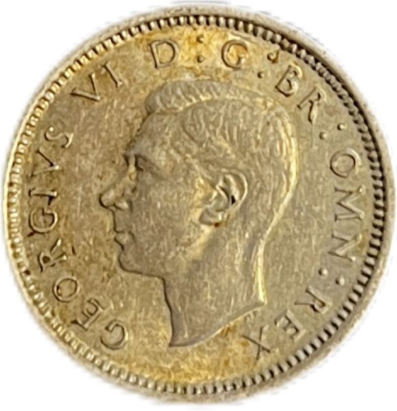1940  BİRLEŞİK KRALLIK 3 PENCE GÜMÜŞ ÇİL+