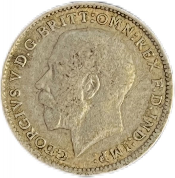 1921  BİRLEŞİK KRALLIK 3 PENCE GÜMÜŞ ÇÇT