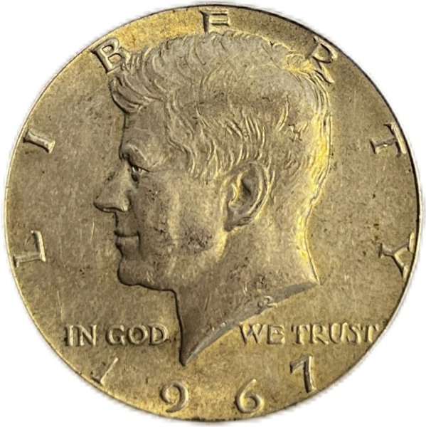 1967 AMERİKA HALF DOLLAR GÜMÜŞ ÇİL+