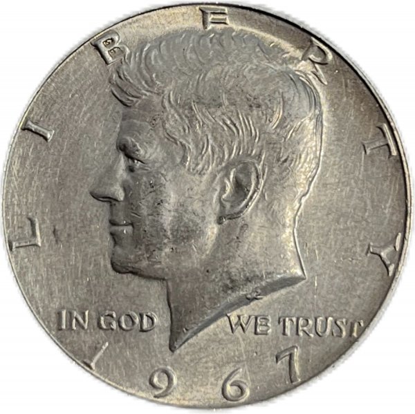 1967 ABD HALF DOLLAR GÜMÜŞ ÇİL