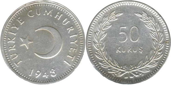50 Kuruş 1948