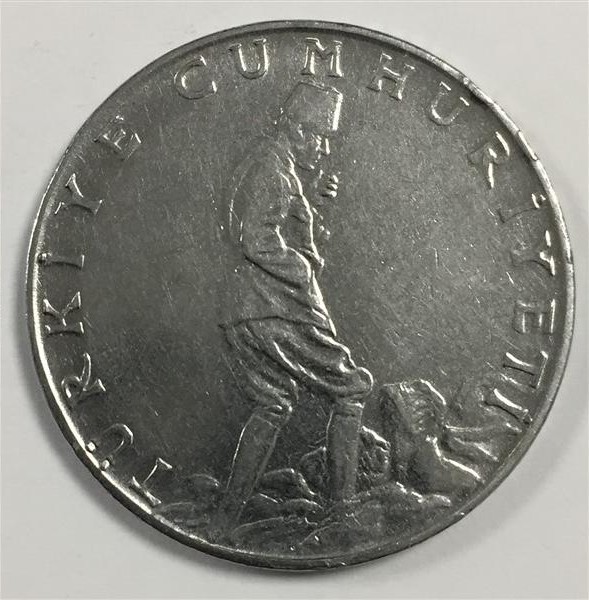 2 1/2 Lira 1973 Ön Yüz
