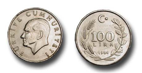 100 Lira 1984