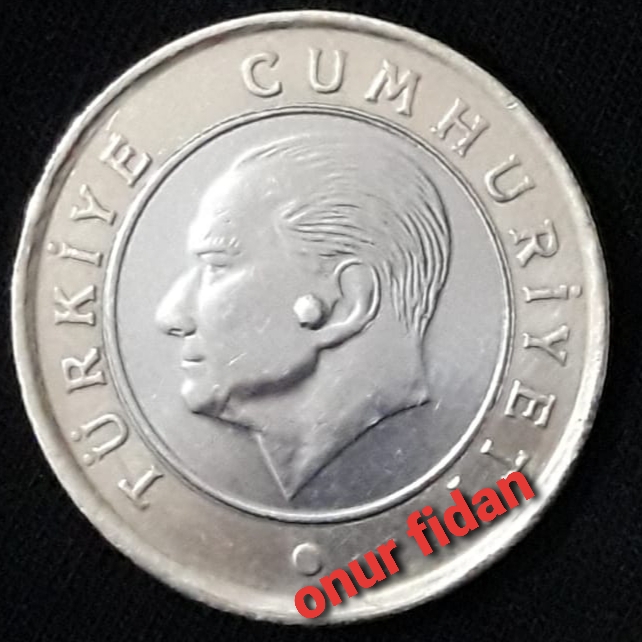 1 Lira (Kulak Kısmında Büyük Çapak) 2014