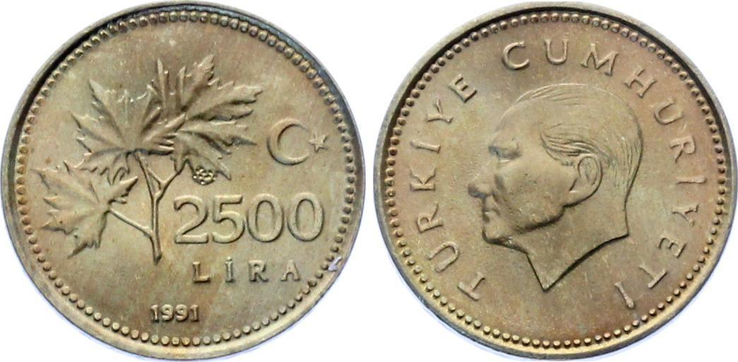 2500 Lira 1991